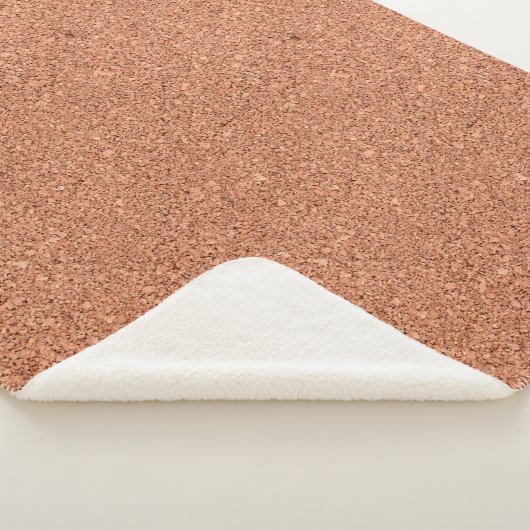 Couverture Sherpa Texture du carton de liège (3/4)
