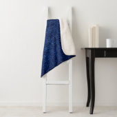 Couverture Sherpa Texture du jean Denim arrière - plan en tissu (En situation)