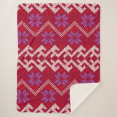 Couverture Sherpa Texture du pull 2 (Devant)