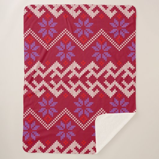 Couverture Sherpa Texture du pull 2 (Devant)