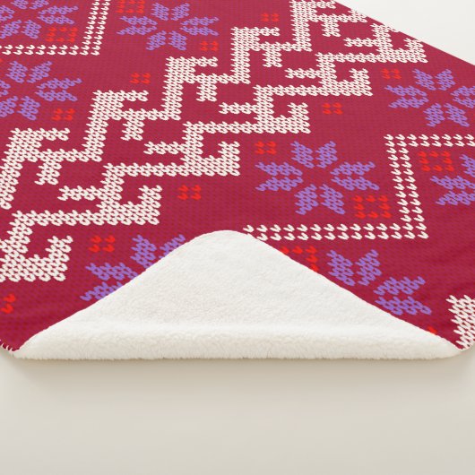 Couverture Sherpa Texture du pull 2 (3/4)