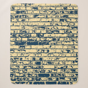 Couverture Sherpa Texture d'un mur en brique. Design élégant de papi