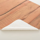 Couverture Sherpa Texture en bois (3/4)