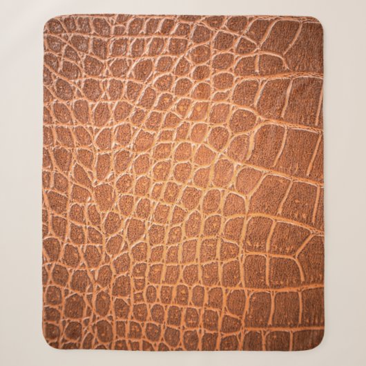Couverture Sherpa texture en cuir Brown pour arrière - plan (Devant)