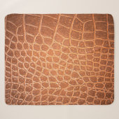 Couverture Sherpa texture en cuir Brown pour arrière - plan (Devant (Horizontal))