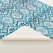 Couverture Sherpa texture géométrique répétition motif créatif moder (3/4)