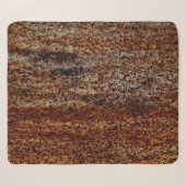 Couverture Sherpa Texture métallique avec rayures et craquelures abs (Devant (Horizontal))