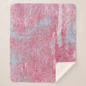 Couverture Sherpa Texture métallique avec rayures et fissures abstra (Devant)