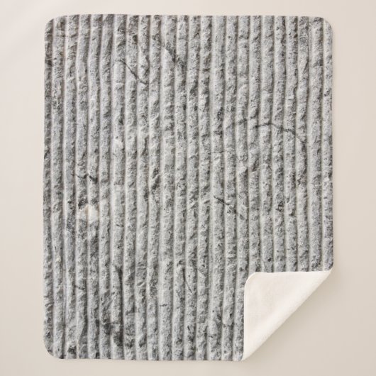 Couverture Sherpa Texture murale en pierre grise. Texture du mur de (Devant)