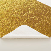 Couverture Sherpa Texture murale or design abstrait, antique, antiqu (3/4)