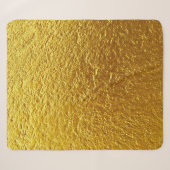 Couverture Sherpa Texture murale or design abstrait, antique, antiqu (Devant (Horizontal))
