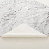 Couverture Sherpa Texture papier recouverte (3/4)