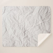 Couverture Sherpa Texture papier recouverte (Devant (Horizontal))