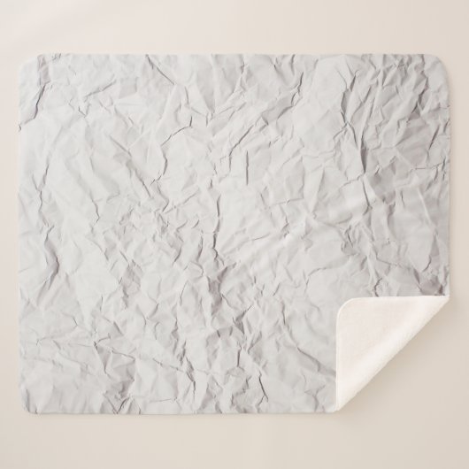 Couverture Sherpa Texture papier recouverte (Devant (Horizontal))