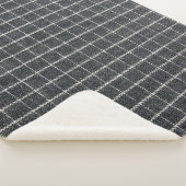 Couverture Sherpa texture tartane (3/4)