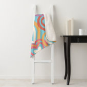 Couverture Sherpa Texture transparente avec des coeurs drôles (En situation)