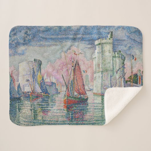 Couverture Sherpa The Bonaventure Pine, Oil Painting, Paul Signac (Devant (Horizontal))