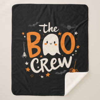 Couverture Sherpa The Boo Crew Halloween Blanket