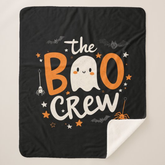 Couverture Sherpa The Boo Crew Halloween Blanket (Devant)