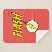 Couverture Sherpa The Flash Name & Lightning Bolt Logo (Devant (Horizontal))