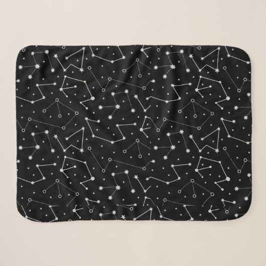 Couverture Sherpa Thème Lune céleste (Devant (Horizontal))
