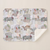 Couverture Sherpa Thème Pipa & Marlow (Devant (Horizontal))