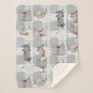 Couverture Sherpa Thème Pipa & Marlow