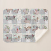 Couverture Sherpa Thème Pipa & Marlow (Devant (Horizontal))