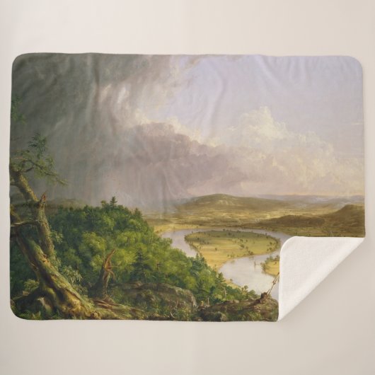 Couverture Sherpa Thomas Cole The Oxbow The Connecticut River (Devant (Horizontal))