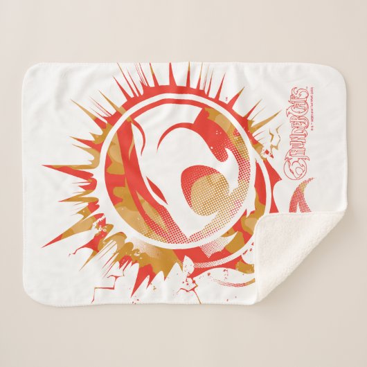 Couverture Sherpa ThunderCats | Logo explosif (Devant (Horizontal))