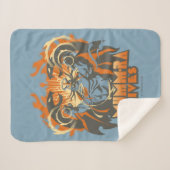 Couverture Sherpa ThunderCats | Mumm-Ra Vit (Devant (Horizontal))