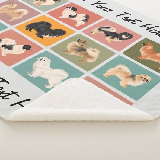 Couverture Sherpa Tibétain Spaniel Sherpa Blanket (3/4)