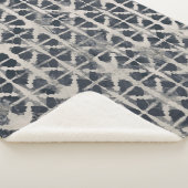 Couverture Sherpa Tie teinture texture créative répétition moderne m (3/4)