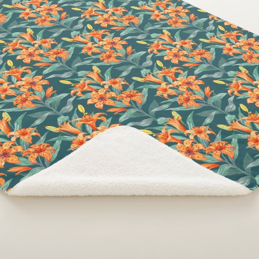 Couverture Sherpa Tiger Lily (3/4)