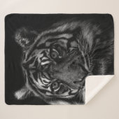 COUVERTURE SHERPA TIGER PORTRAIT IN BW (Devant (Horizontal))
