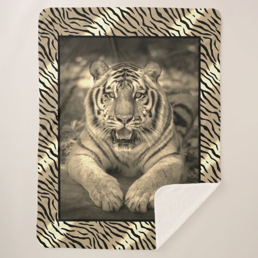 Couverture Sherpa Tiger Sherpa Blanket (Devant)