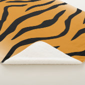 Couverture Sherpa Tiger stripes pattern (3/4)