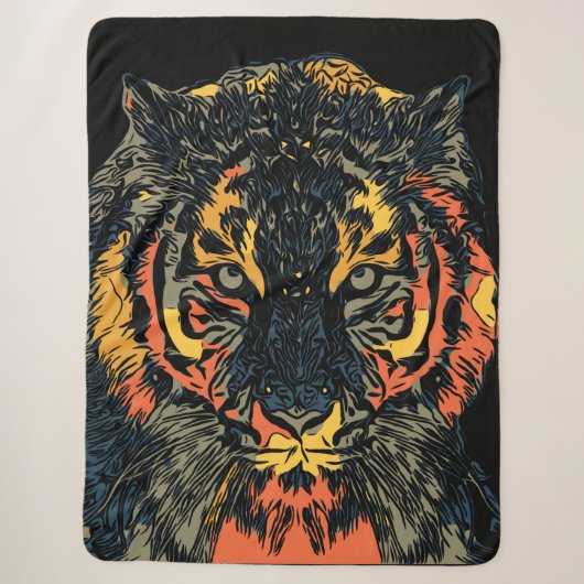 Couverture Sherpa Tigre (Devant)