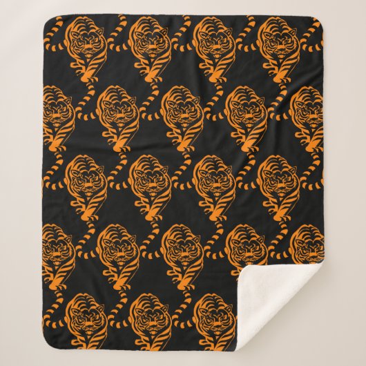 Couverture Sherpa Tigre (Devant)