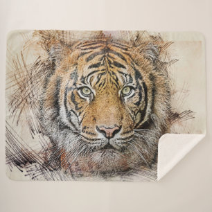 Couverture Sherpa Tigre