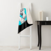 Couverture Sherpa Tigre Blanc (En situation)