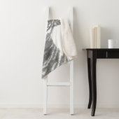 Couverture Sherpa Tigre noir et blanc (En situation)