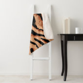 Couverture Sherpa tigre transparent, léopard motif (En situation)