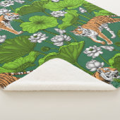 Couverture Sherpa Tigres dans l'étang blanc de lotus (3/4)