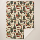 Couverture Sherpa Timeless Christmas Vibes (Devant)