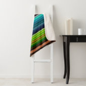 Couverture Sherpa Tissu coloré textile (En situation)