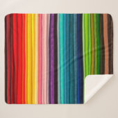 Couverture Sherpa Tissu coloré textile (Devant (Horizontal))