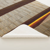 Couverture Sherpa Tissu rayé noir et blanc (3/4)