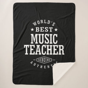 Couverture Sherpa Titre du poste de professeur de musique Cadeau