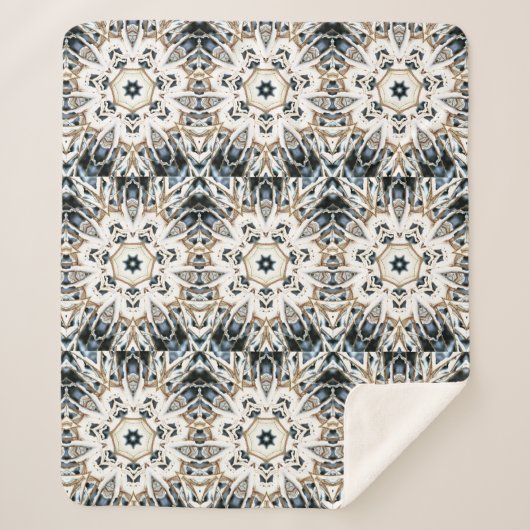 Couverture Sherpa Toile de neige (Devant)